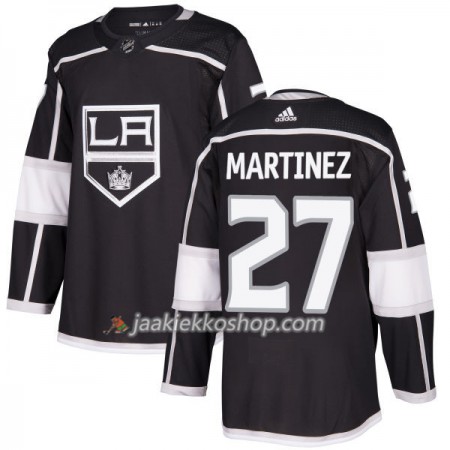 Miehille NHL Los Angeles Kings Pelipaita Alec Martinez 27 Adidas 2017-2018 Musta Authentic